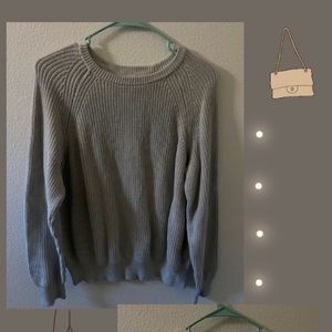 American Eagle Cream Cotton Sweater